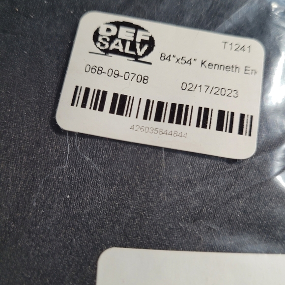 Curtain  Saxon black  NWT - Picture 3 of 3